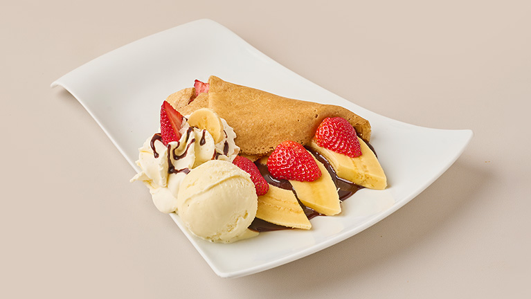 Crepe Chocolate Fondue