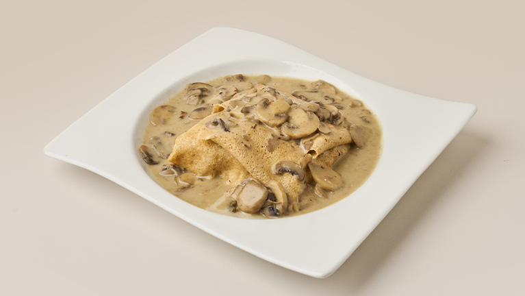 Crepe de Pollo y Champiñones