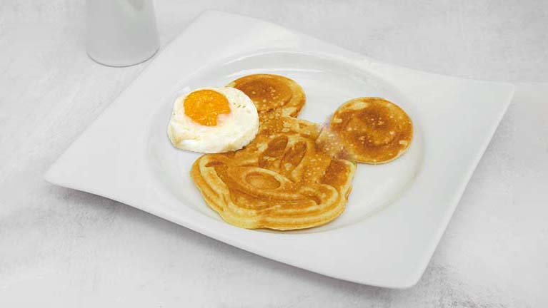 Waffle infantil con Huevo
