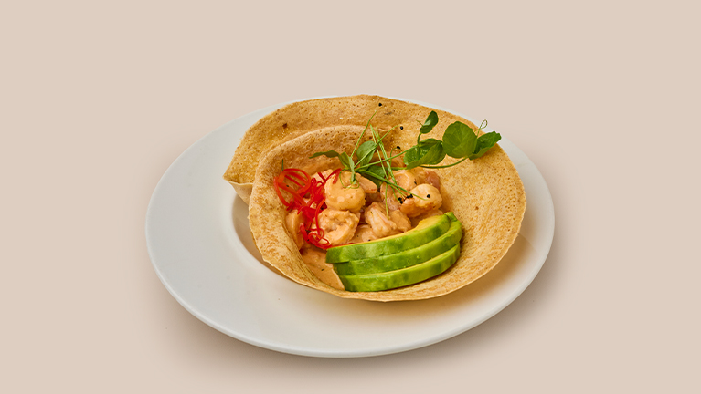 Crepe de Camarones Rosarito