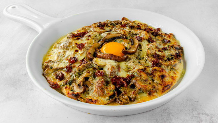 Pita Champiñón Pocket con huevo