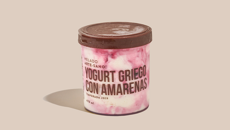 Yogurt Griego con Amarenas (470 ml)