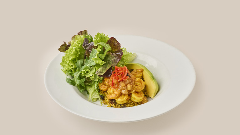 Ensalada Marroquí con Camarón
