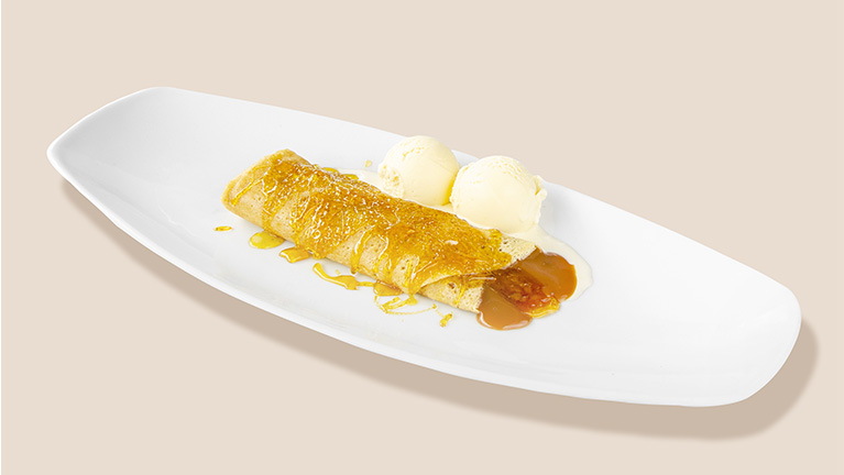 Crepe de Arequipe Flambé