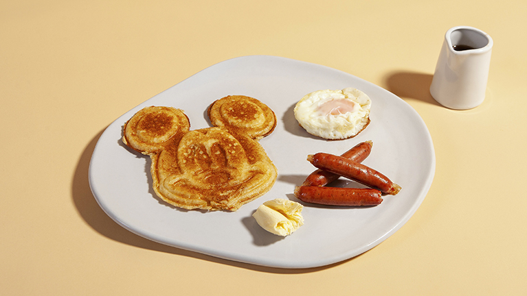 Waffle infantil con Salchichas de Pavo