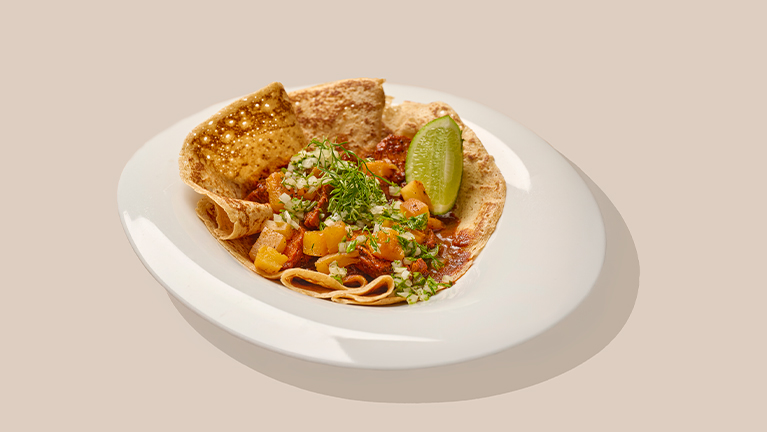 Crepe Pollo al Pastor