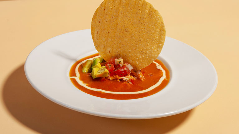 Sopa Mexicana de Pollo
